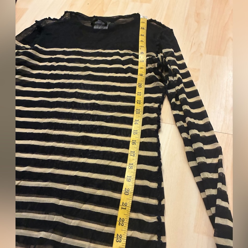 ARCHIVAL JPG MAILLE STRIPED MESH TOP - Picture 5 of 11